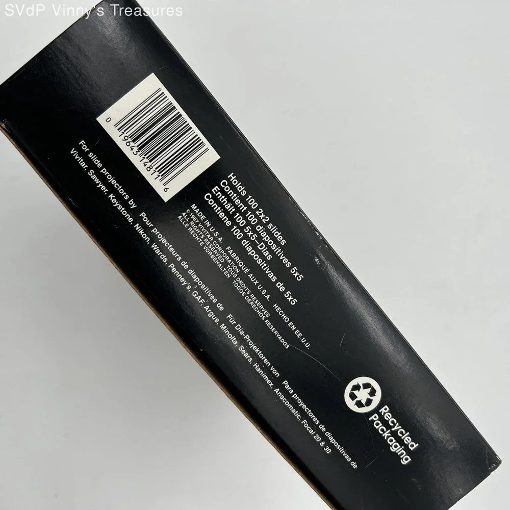 Vintage Vivitar S-100 Rotary Slide Tray 100 Capacity NOS CIB for 2x2 Slides
